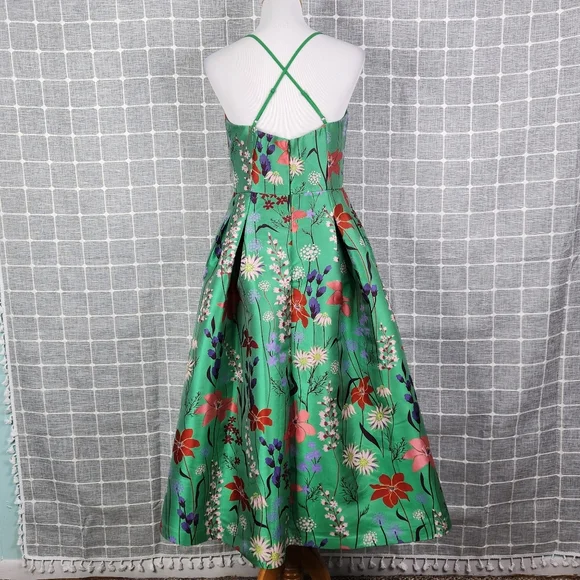 Eliza J Jacquard Floral Midi Dress - Picture 7 of 9